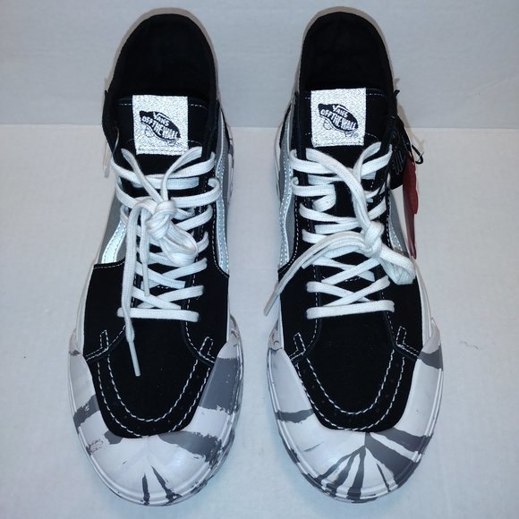 NWOB Vans Hi Top Modular Sneakers, Black Suede & Gray, Men/8 & Women 9.5 main image 8